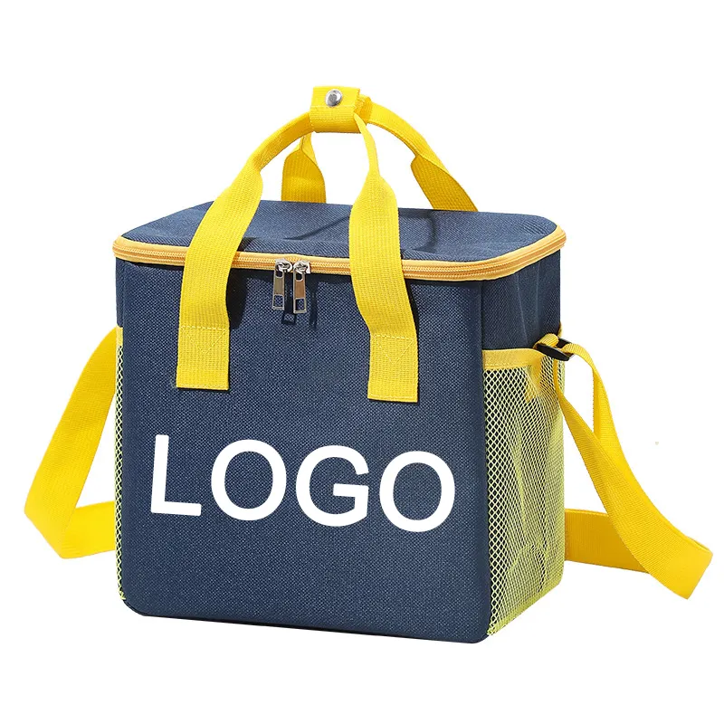 Новая модная рекламная Складная Сумка-тоут на заказ, складная сумка-тоут для детей, изоляционные пакеты для еды для взрослых, сумка-холодильник