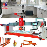 Hualong Machinery 5-Achsen-Hochgeschwindigkeits-Quarzgranitstein CNC-Brückensäge-Schneide maschinen Marmorstein maschinen für Qu