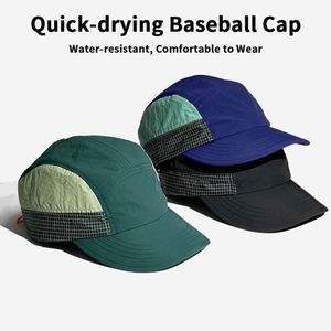 หมวกเบสบอลสไตล์ญี่ปุ่นย้อนยุค 6 แผง แห้งเร็ว สีสันเข้ากัน กันน้ำ สำหรับกิจกรรมกลางแจ้ง ปีนเขา กันแดด ใช้ได้ทุกเพศทุกวัย ทุกฤดู - Product Image 2