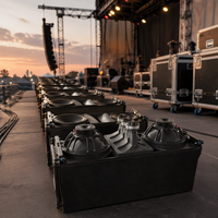 Audio Profesional LA-6AD Speaker Line Array Ganda 12 Inch Aktif Sistem Suara Profesional Speaker PA Pasif