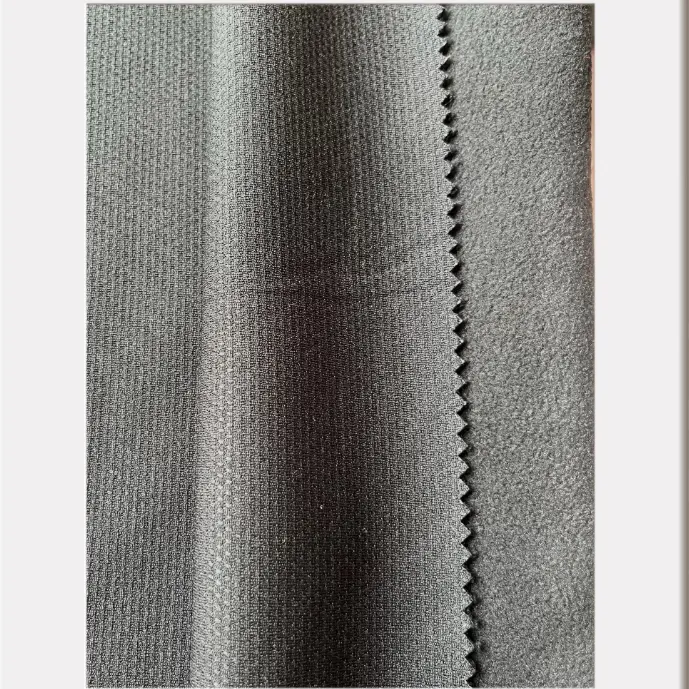 Gerecycleerde 100d/144f Polar Fleece Stof Bond Tpu Bond Recycle Mesh Stof Voor Winterjassen