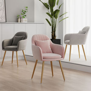 Chaises de salle à manger en <span class=keywords><strong>velours</strong></span>, style nordique, colorées, vertes, modernes, de luxe, pour hôtel, club, restaurant, salon, à prix bas - Product Image 3