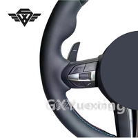 Vente chaude volant en cuir Pana noir adapté pour BMW E90 E91 E92 E93 E84 E70 modèle M