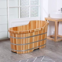 Baignoire de spa extérieure en bois au design moderne, baignoire de plongée froide pour une personne, pour la récupération et la thérapie dans l'eau froide, bain de glace pour hôtels