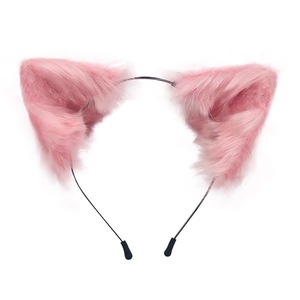 Diadema de Orejas de Gato y Zorro de Peluche, Accesorios para Disfraces de Cosplay, KC Headwear - Product Image 1
