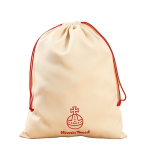 High End Organic Cotton Muslin Drawstring Pouch Canvas Wedding Recovery Kit <b>Bag</b> Guests' Hangover Survival Kit Favors - Product Image 1