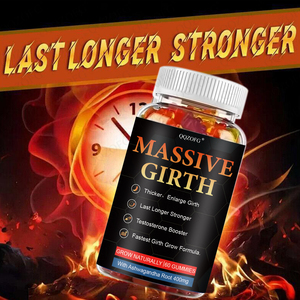 Vente en gros de 60 gommes aphrodisiaques personnalisables, extrait de racine de maca, suppléments à base de plantes pour épaissir et augmenter la circonférence, booster d'énergie - Product Image 3