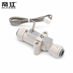 Interrupteur de débit d'eau Dijiang à activation faible, normalement ouvert, connexion rapide 1/4 pouce pour distributeur de thé, purificateur RO, OEM - Product Image 1