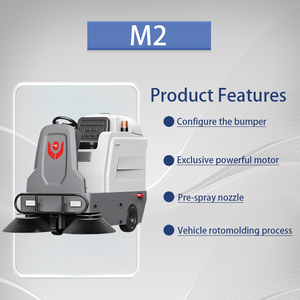 Balayeuse industrielle autoportée CleanHorse M2, nettoyeur extérieur autopropulsé avec une largeur de balayage de 1200 mm - Product Image 6