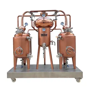 Xue's High-end Customized 1000L Industrial Copper Distillation Equipment Pot Still Distillation Brandy Distillery