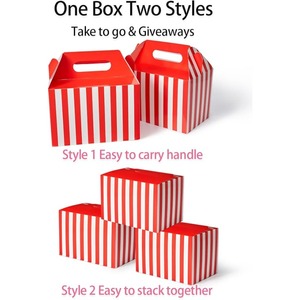 <b>Large</b> gift paper gift <b>box</b> bag with handle dessert packaging Christmas gift <b>box</b> can be customized according to needs - Product Image 1