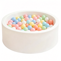 Balle de jeu ronde en mousse souple pour parc de jeux pour bébés, balles non incluses, mobilier de jeu intérieur/extérieur pour tout-petits