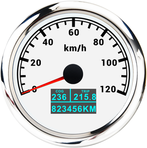 85mm דיגיטלי מד מהירות איפוס שבעה צבע LED אור אוניברסלי מד מרחק אופנוע מטר - Product Image 4