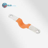 Barre omnibus en cuivre souple isolée, barre omnibus en cuivre laminé, connexion souple, barre omnibus en aluminium pliable