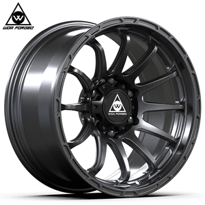 Cerchi Forgiati Ultra-Leggeri Personalizzati a Concavità Profonda, Nero Opaco/Bronzo/Argento, 10 Razze per <span class=keywords><strong>Auto</strong></span> Stile <span class=keywords><strong>JDM</strong></span> Lexus, Camry, Acura - Product Image 4