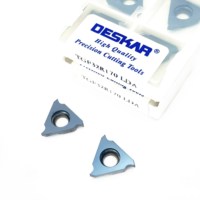 Plaquettes de rainurage en carbure DESKAR TGF32R050 TGF32R175 TGF32R300 LDA pour machines-outils CNC, compatibles avec les porte-outils KTGF32R