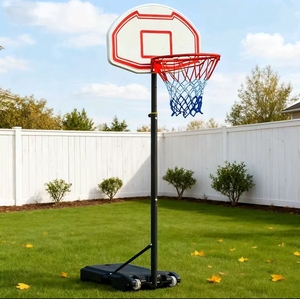 Canestro da basket portatile per interni esterni regolabile per bambini sport e gioco - Product Image 6