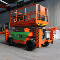 Promotion : Plateforme élévatrice à ciseaux sur roues tout-terrain de 6m, 8m, 10m, 12m pour travaux miniers sur terrains accidentés