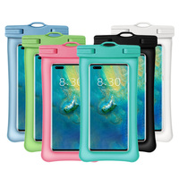Sac de téléphone universel étanche à double couche pour tous les modèles, pochette de téléphone étanche pour les sports nautiques
