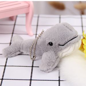 Peluche baleine <span class=keywords><strong>Beluga</strong></span> OEM, petite taille, rembourrée en coton PP, porte-clés pendentif, logo personnalisé, commande en gros, vente en gros, directement de l'usine, faible MOQ - Product Image 5