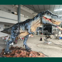 El Yapımı Büyük Animatronik Tyrannosaurus Rex Robotu (Tema Parkları İçin) veya El Yapımı Silikon Motorlu Dinozor Modeli Satılık