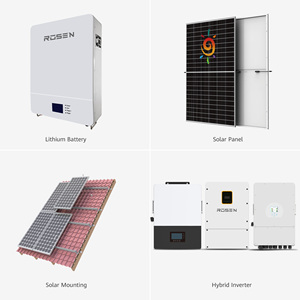 ระบบไฮบริดพลังงานแสงอาทิตย์ 5 กิโลวัตต์ 10 กิโลวัตต์ 20 กิโลวัตต์ - Product Image 2