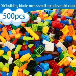 Bloques de Construcción de Partículas Pequeñas, Juguete Educativo, Ladrillos de Plástico PVC a Granel, 300/500/1000 Piezas, Ensamblaje Libre - Product Image 3