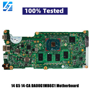 มาเธอร์บอร์ดแล็ปท็อป DA00G1MB6C1สำหรับ <span class=keywords><strong>HP</strong></span> <span class=keywords><strong>Chromebook</strong></span> 14 G5 14-CA พร้อม CPU N3350แรม4GB L14343-001 L14340-001 100% การทดสอบอย่างสมบูรณ์ - Product Image 1