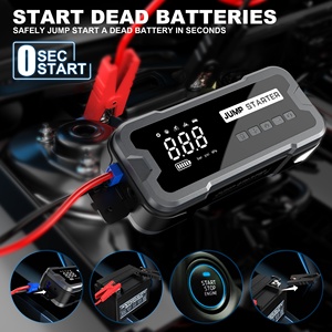 Powerful Car <strong>Jump</strong> <strong>Starter</strong> for All 12V Vehicles <strong>Multi</strong>-<strong>Function</strong> Portable Battery Booster with Air Pump <strong>Power</strong> Bank and LED Lighting - Product Image 6