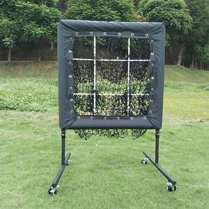 Red de Lanzamiento de 9 Hoyos, Red de Béisbol Resistente con <span class=keywords><strong>Zona</strong></span> de Strike para Lanzamiento y Bateo, Equipo de Entrenamiento con Altura Ajustable - Product Image 6