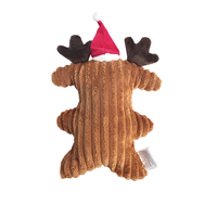 Interaktives Quietschspielzeug für Hunde: Weihnachtsmann und Rentier für drinnen – vom Hersteller