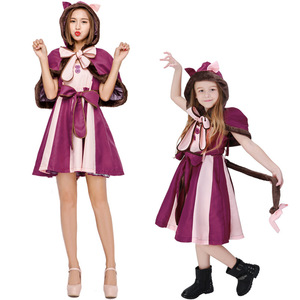 <span class=keywords><strong>Costume</strong></span> da Palcoscenico XJ - Personaggio Fiabesco del Paese delle Meraviglie - Cosplay <span class=keywords><strong>Gatto</strong></span> Sorridente Viola - Outfit per Adulti per Halloween - Product Image 1