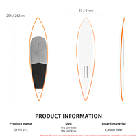 Planche de foil légère haute performance en carbone pour le downwind, longue et étroite, pour Wingfoil, SUP Foil et Parawing DW Foil