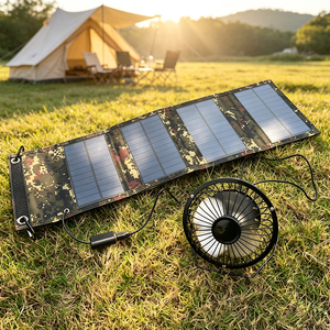 60W Portable Foldable Monocrystalline Silicon <b>Solar</b> <b>Panels</b> USB 5V Charger 20% Efficiency <b>Mini</b> Outdoor Charging for Portable - Product Image 6