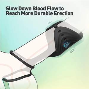 10 Modi Fernbedienung mit Ring Ferngesteuert Ferngekleidet Elektromasturbation Vibrator 2-in-1 Sexspielzeug Balance Stimulator - Product Image 2