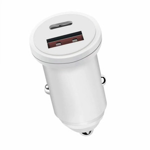 Chargeur de voiture rapide Type-C PD <span class=keywords><strong>25W</strong></span> QC4.0 avec port USB pour ordinateur portable et écouteurs, sortie 5V/3A, format mini, boîte d'emballage incluse - Product Image 5