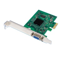 Carte graphique industrielle ST425 PCIe X1 AST2400 à port unique 2K VGA pour serveur et ordinateur de bureau (nouvelle)