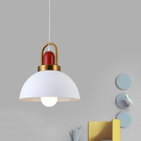 Luminaire suspendu moderne et économique en métal coloré, décoration industrielle, lustre suspendu pour restaurant