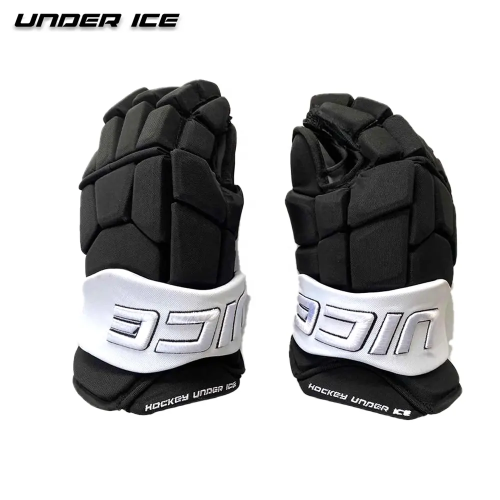 Pro Hockey Gear Leverancier 12 ''13'' 14 ''Ijshockey Handschoenen Aangepaste Logo Lacrosse Bal Hockey Handschoenen Met max Bescherming