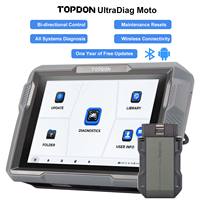 Outil de diagnostic Bluetooth TOPDON Ultradiag MOTO pour plus de 80 fabricants de motos, prend en charge 40 fonctions spéciales, mise à jour gratuite pendant 1 an