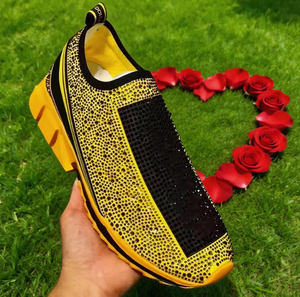 Fashion Brand Canvas Sneakers Mesh Lining Breathable Genuine Leather Upper Anti-Slip <b>Function</b> Luxurious Designer Running <b>Shoes</b> - Product Image 1