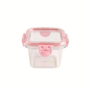 Portable Transparent Divided Food Container Food Safe Mini Fridge Organizer for Fruit <b>Pickle</b> Sauce Kid Snack Outdoor <b>Packing</b> - Product Image 5