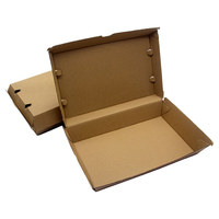 Boîte de Hamburger personnalisée en papier Kraft, grande taille, collation brune, poulet frit