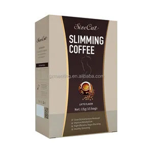 Slanke Groene Koffie Natuurlijke Kruiden Gezonde Voeding Controle Poeder Instant Gewichtsverlies Ganoderma Koffie Afslanken