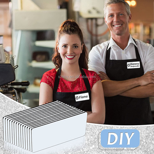 25 cái giá rẻ 1.5 nhựa "x 3" góc tròn độc đáo Khắc có thể thay đổi tự làm nhãn nametag trống Tên huy hiệu với pin hoặc nam châm - Product Image 5