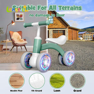 Porteur d'Équilibre pour Bébé <span class=keywords><strong>10</strong></span>-24 <span class=keywords><strong>Mois</strong></span>, Jouet à Pousser pour Tout-Petit avec Éclairage Coloré, Siège Réglable, Style Voiture - Product Image 5