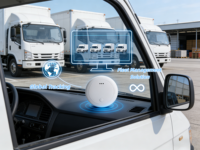 Sistem Ganda IOS Android Tanpa SIM Aplikasi/API Gratis Baterai Dapat Diganti Tahan Lama Riwayat Penjelajahan NRF52840 IOT Air Tag Pelacak GPS