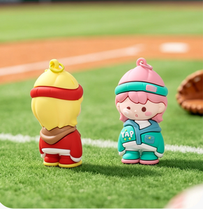 Figur Gantungan Kunci 3D Kecil, Hadiah Karakter Anak Laki-Laki Keren, Mainan <span class=keywords><strong>Mini</strong></span> Aksi Bayi, Figur Kartun, Gantungan Kunci Logam, Dekorasi Tas Mobil - Product Image 4