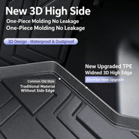 Tapis de coffre TPE pour BYD Dolphin 2024 2025, doublure de coffre étanche, plateau de coffre arrière, protection de dossier de siège, accessoires intérieurs automobiles