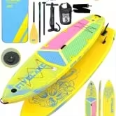 En stock planches de sup gonflables planches à pagaie planche à pagaie debout jeu d'eau surf accessoires standard Isup
